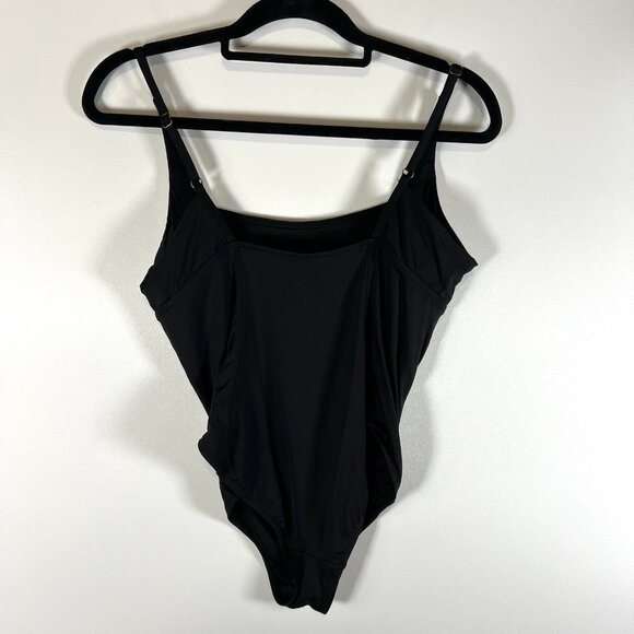 Andie Black One-Piece Swimsuit Size Medium Black Andie‎ One Piece Swimwear Beach - Picture 4 of 9